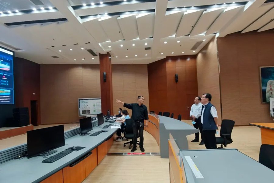 劉琳一行在將樂縣調研。福建省水利廳供圖