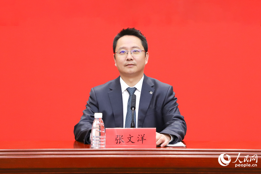 福建省發(fā)改委黨組成員、副主任張文洋。楊俊杰攝