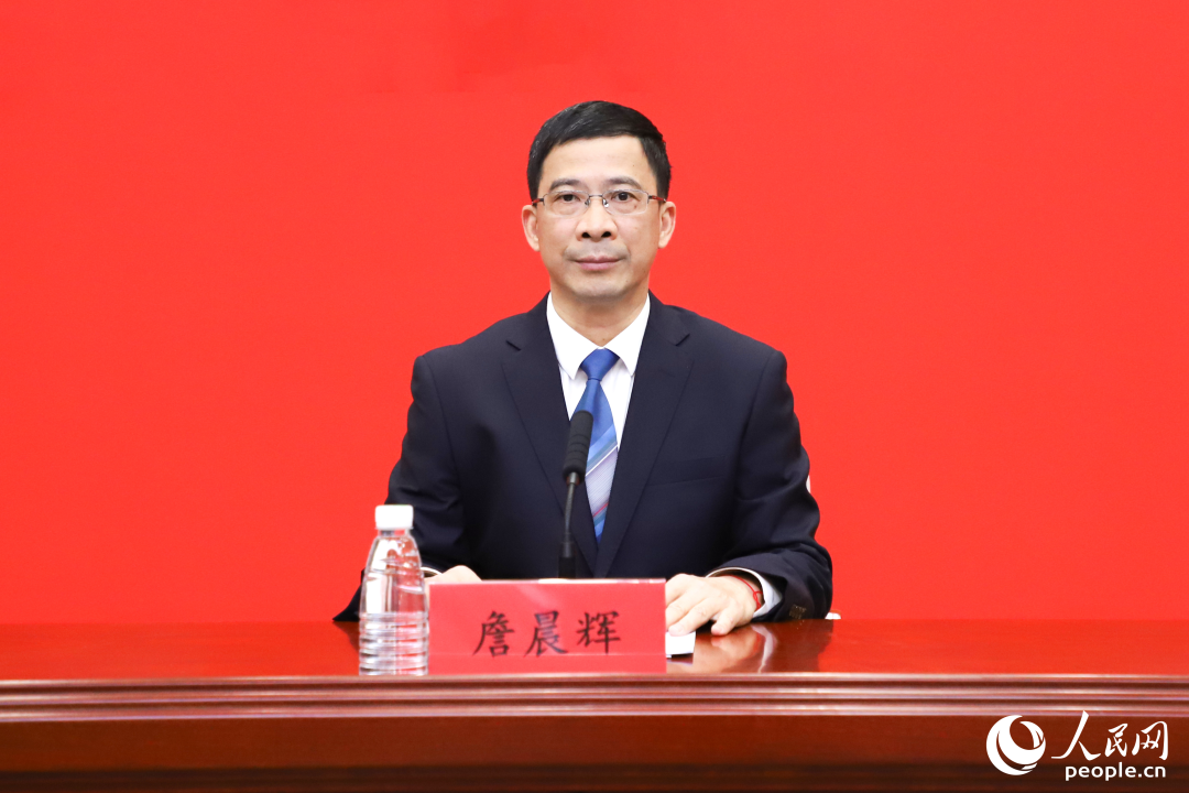 福建省發(fā)改委黨組成員、副主任詹晨輝。楊俊杰攝