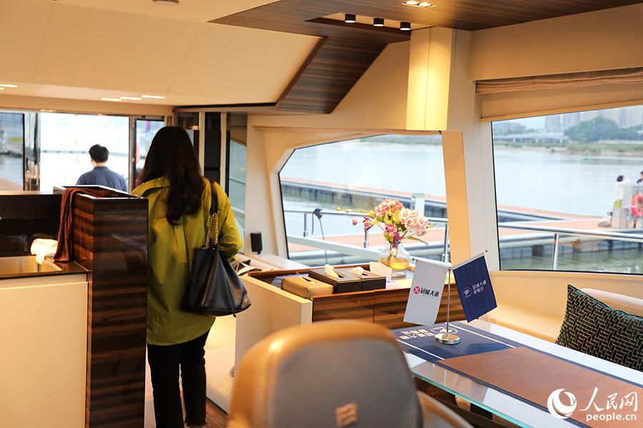 法拉帝670（冠城大通1號）內(nèi)部陳設精致典雅。人民網(wǎng) 黃東儀攝