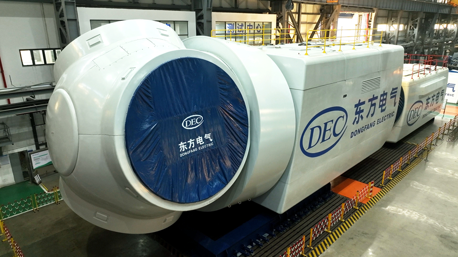 風電機組。東方電氣供圖