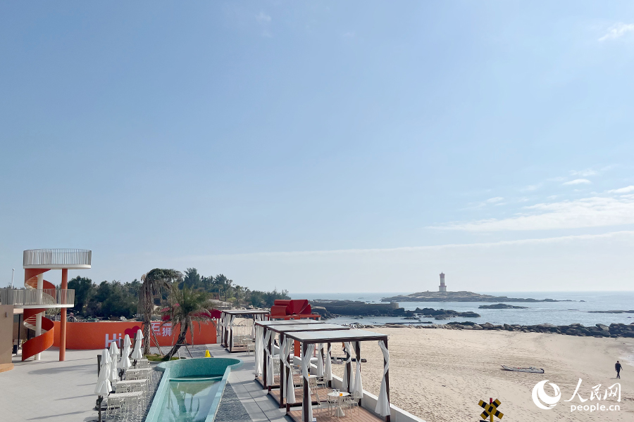 “十里黃金海岸”海濱。人民網(wǎng)記者 鐘巧花攝