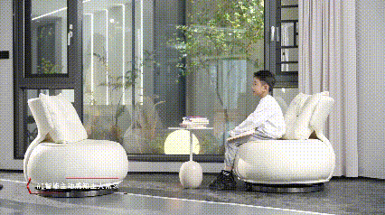 客廳霧化玻璃。人民網(wǎng)記者 陳博制