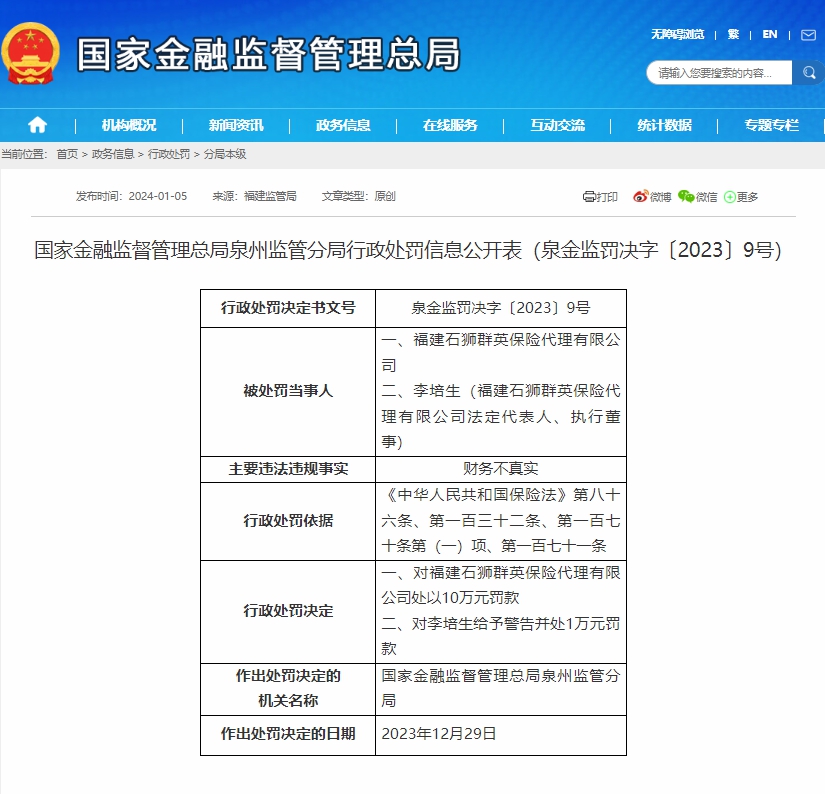 國(guó)家金融監(jiān)督管理總局網(wǎng)站截圖