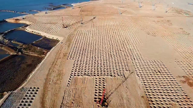 中沙古雷乙烯項(xiàng)目前期工程全速推進(jìn)。陳漢祥攝