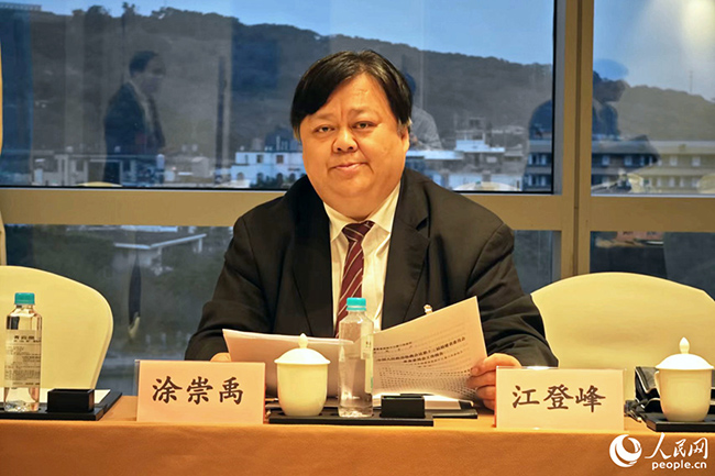 福建省政協(xié)委員涂崇禹。人民網(wǎng) 黃東儀攝