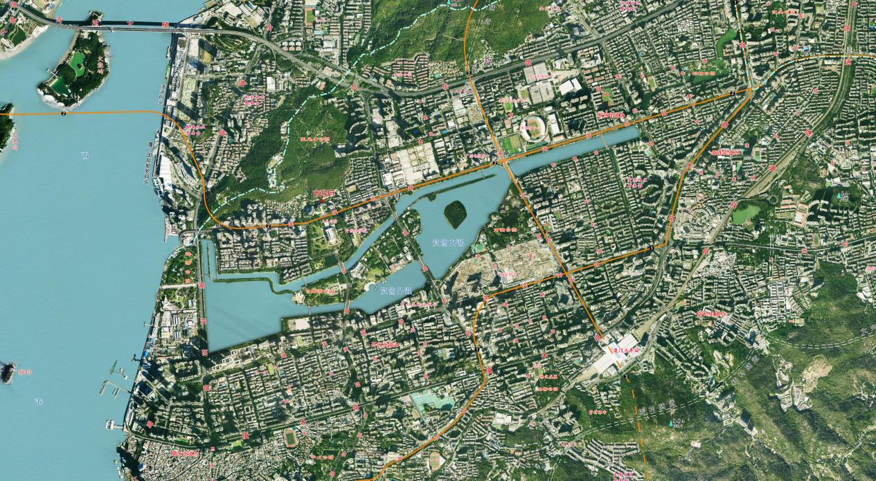 治理后，2022年的筼筜湖。