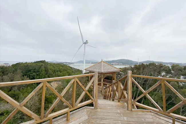沙埔鎮(zhèn)青嶼村森林步道平面圖。沙埔鎮(zhèn)供圖
