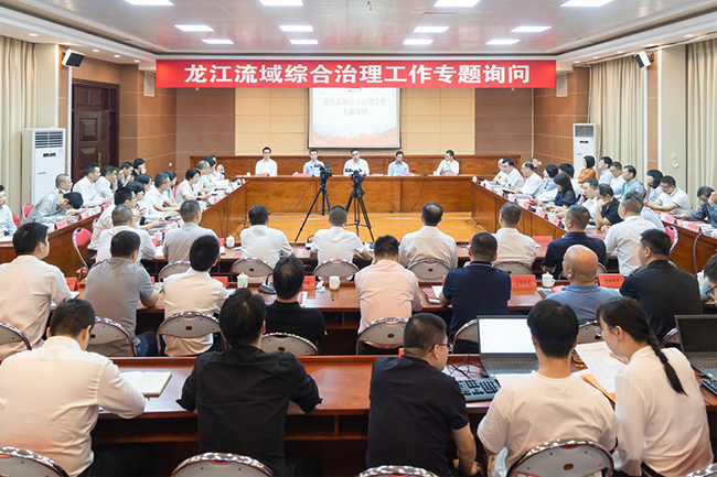 龍江流域綜合治理工作專題詢問(wèn)會(huì)。福清市人大常委會(huì)供圖