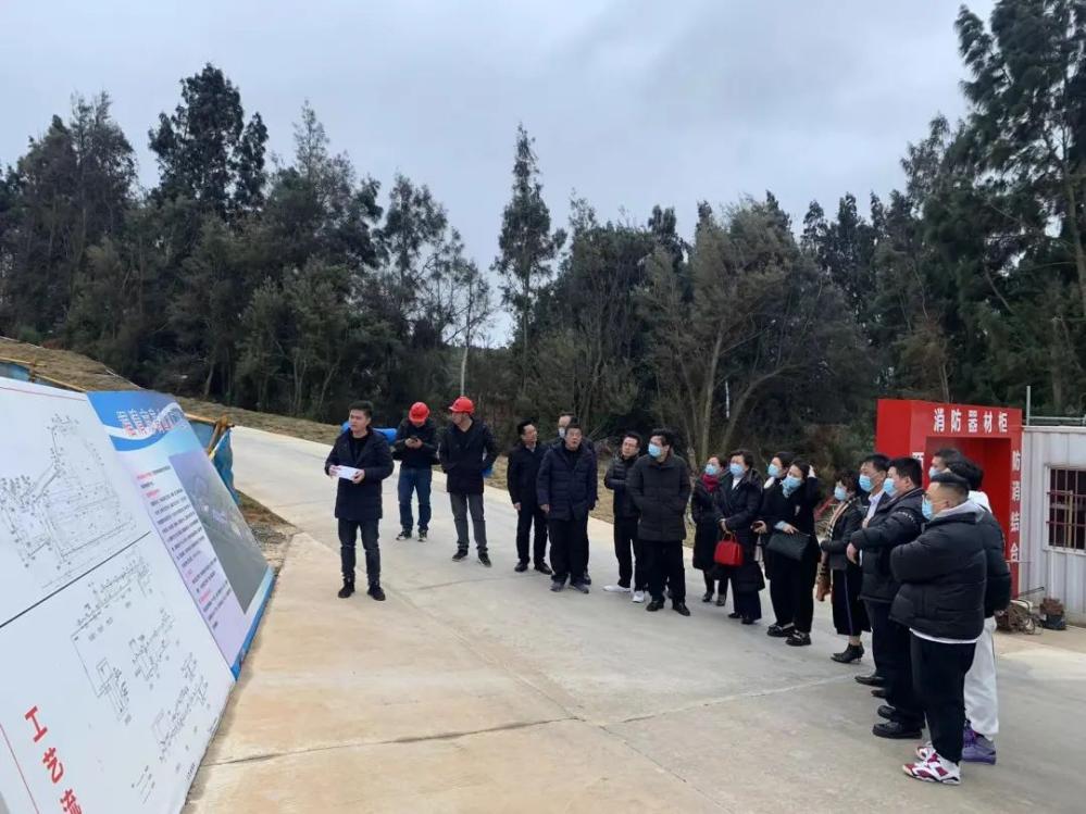 三級(jí)代表視察重點(diǎn)項(xiàng)目建設(shè)情況。高山鎮(zhèn)供圖