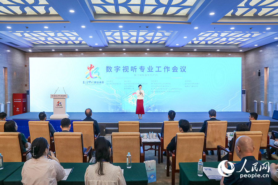 “數(shù)字視聽新質(zhì)生產(chǎn)力”專業(yè)工作會議現(xiàn)場。人民網(wǎng) 陳永整攝