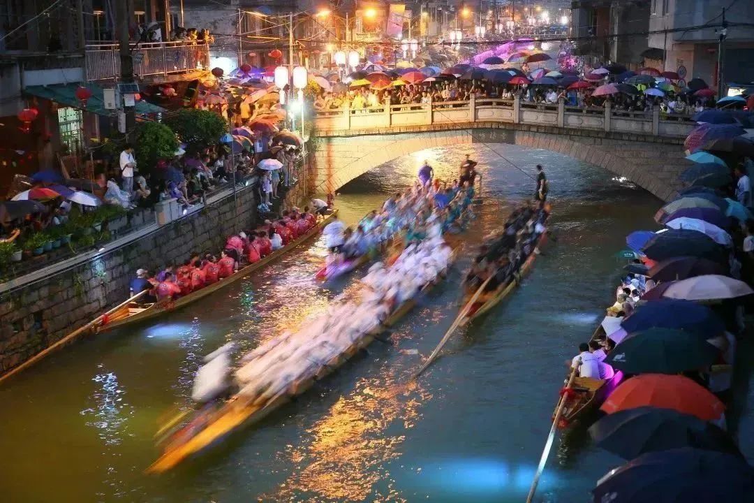 三溪夜渡。姜亮攝