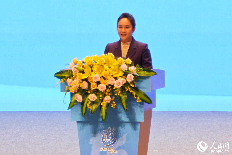 心擎醫(yī)療(蘇州)股份有限公司創(chuàng)始人、臺(tái)灣青年徐博翎。人民網(wǎng) 黃東儀攝