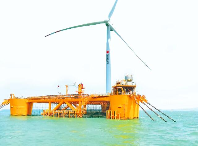南日鎮(zhèn)海上風電場。莆田局供圖