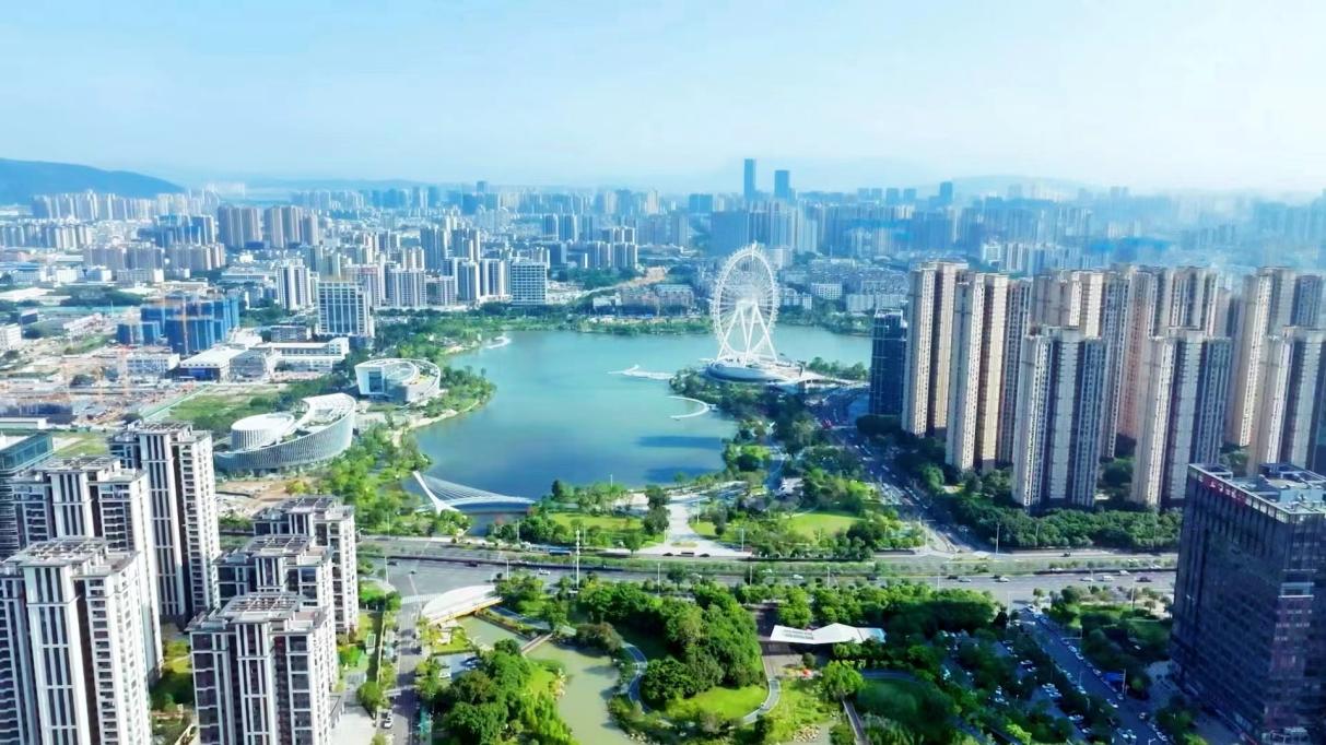 晉安湖公園。福州市晉安區(qū)供圖