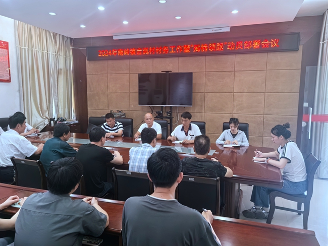 南嶺鎮(zhèn)吉嵐村黨支部召開村務工作暨“揭榜領題”動員部署會議。南嶺鎮(zhèn)供圖