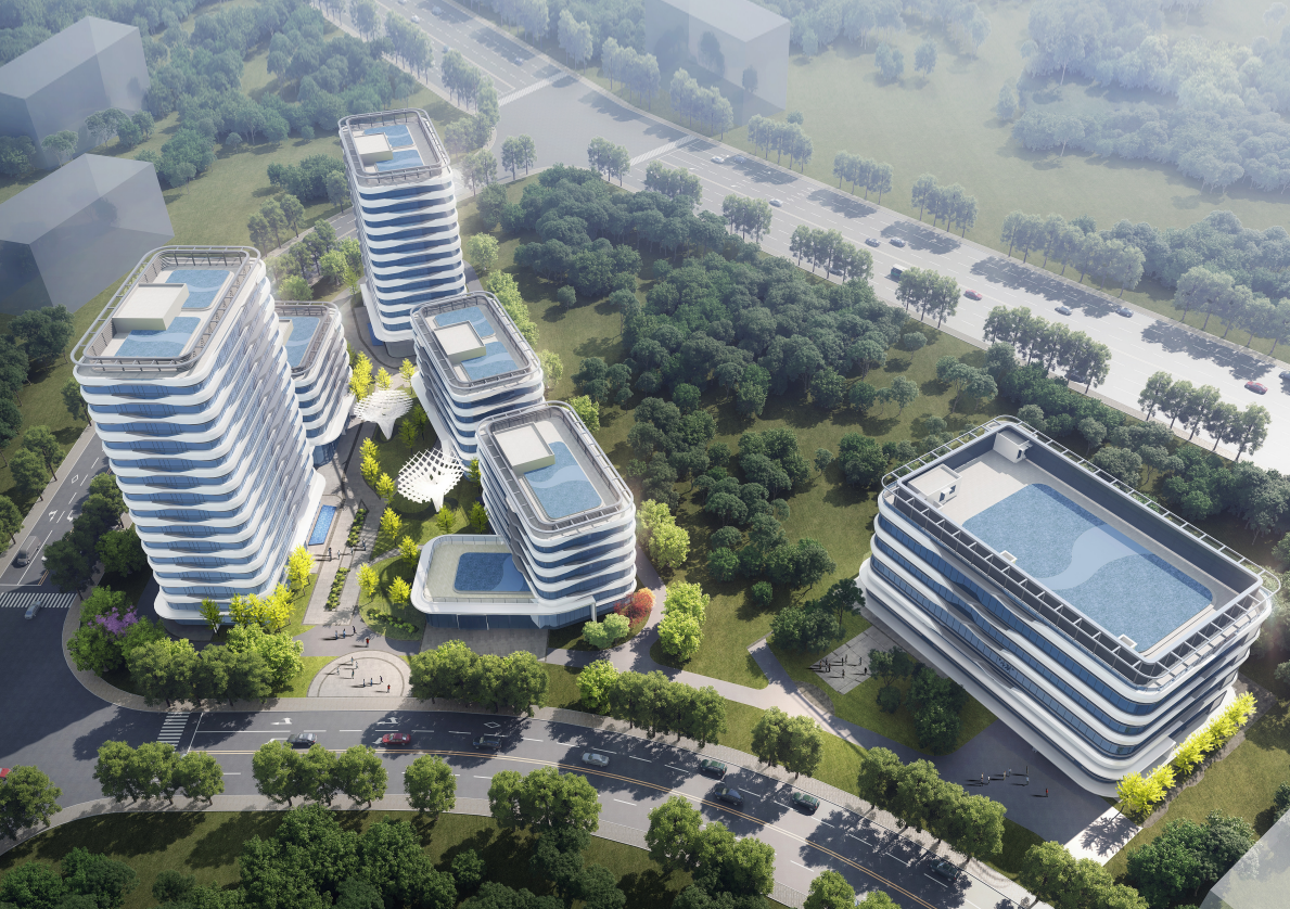 安發(fā)科創(chuàng)總部暨安發(fā)本草生命健康創(chuàng)新研究苑項目建成效果圖。鄭春源供圖
