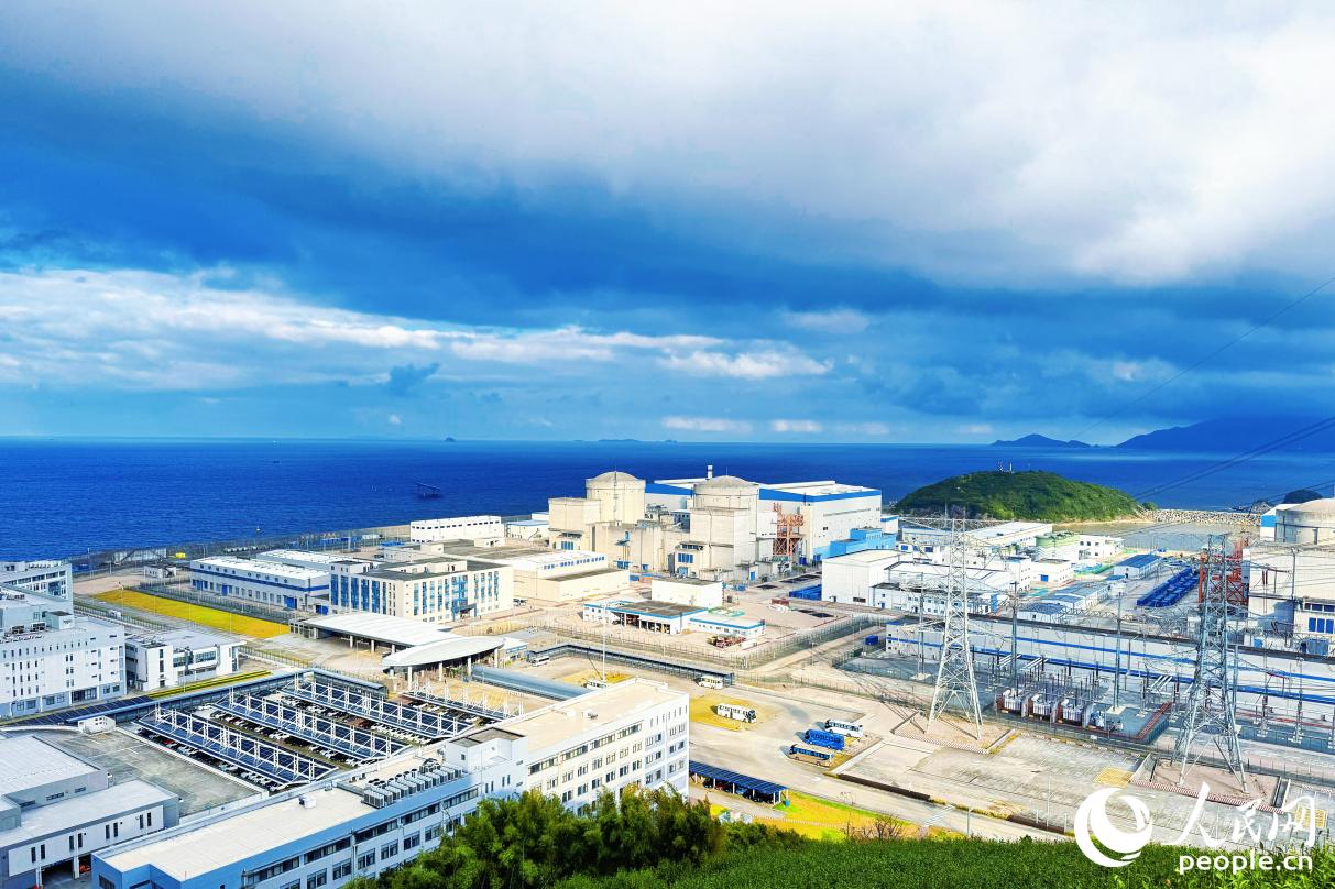 寧德核電廠區(qū)。人民網(wǎng) 李唯一攝