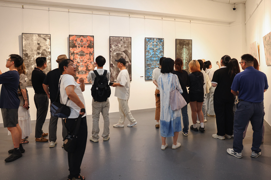 畫展現(xiàn)場(chǎng)。主辦方供圖