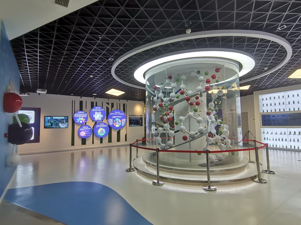 安發(fā)國際控股集團展廳。鄭春源供圖