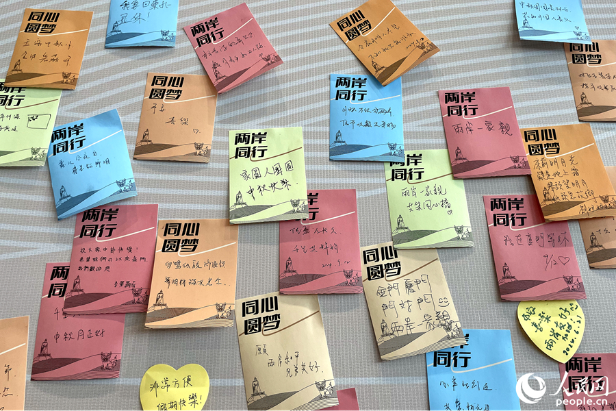 臺胞留言。人民網(wǎng)記者 林盈攝