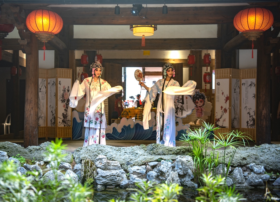 閩劇表演。