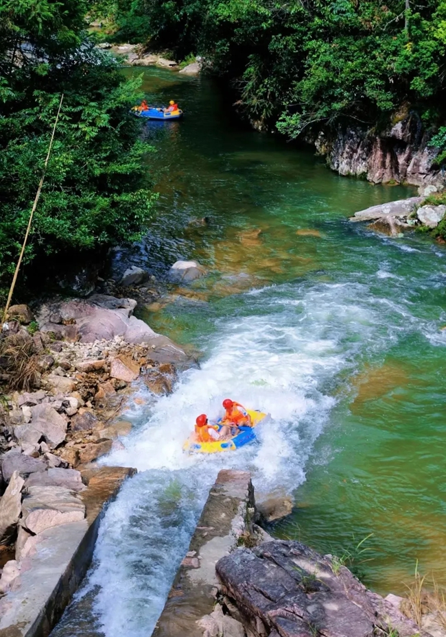 漂流體驗。魏孫亮攝