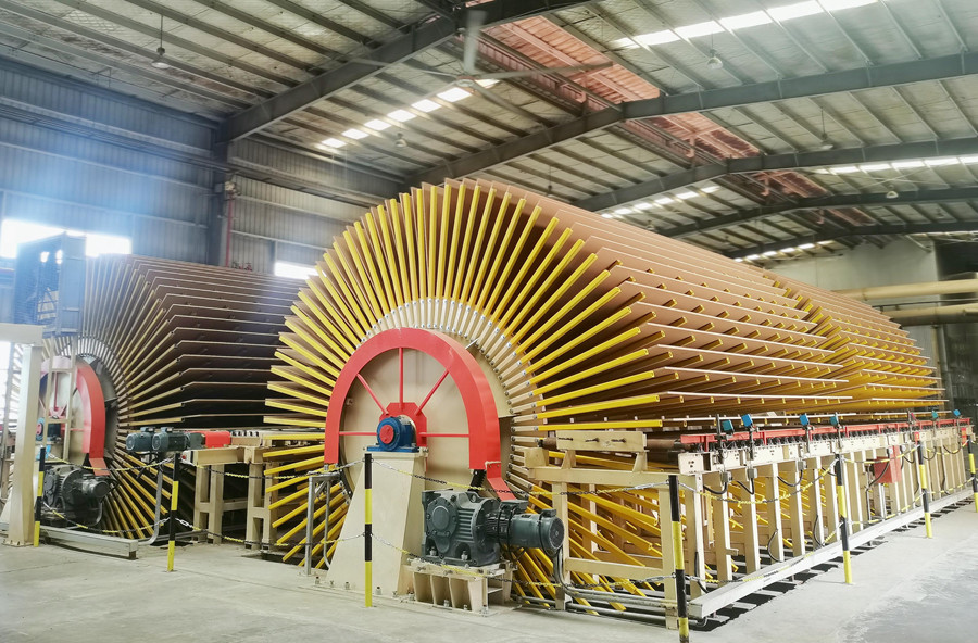 福人森工生產(chǎn)車間自動化生產(chǎn)線