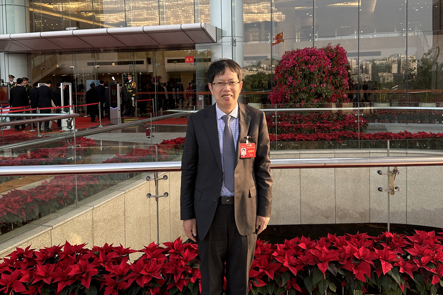 福建省政協(xié)委員、九三學社福建省委會常委馬祥慶。受訪者供圖