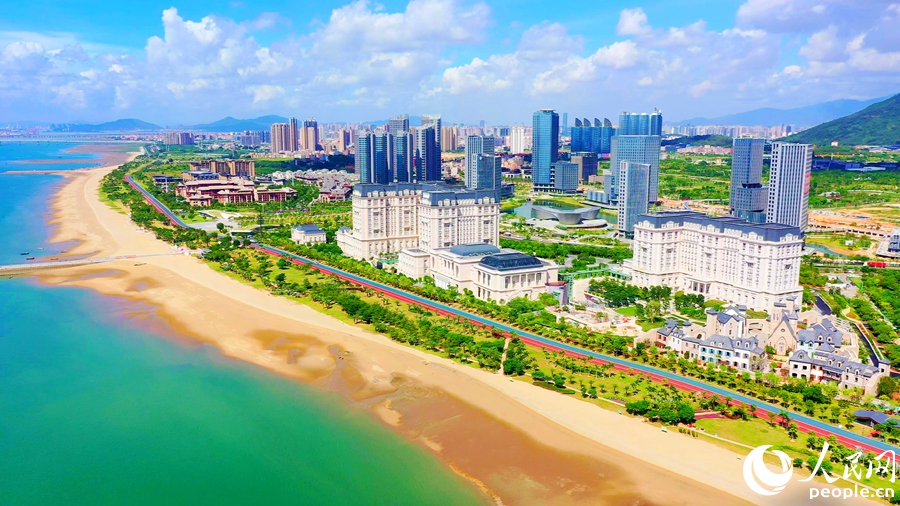 廈門同安濱海新城宜居宜業(yè)宜游。人民網(wǎng)記者 陳博攝