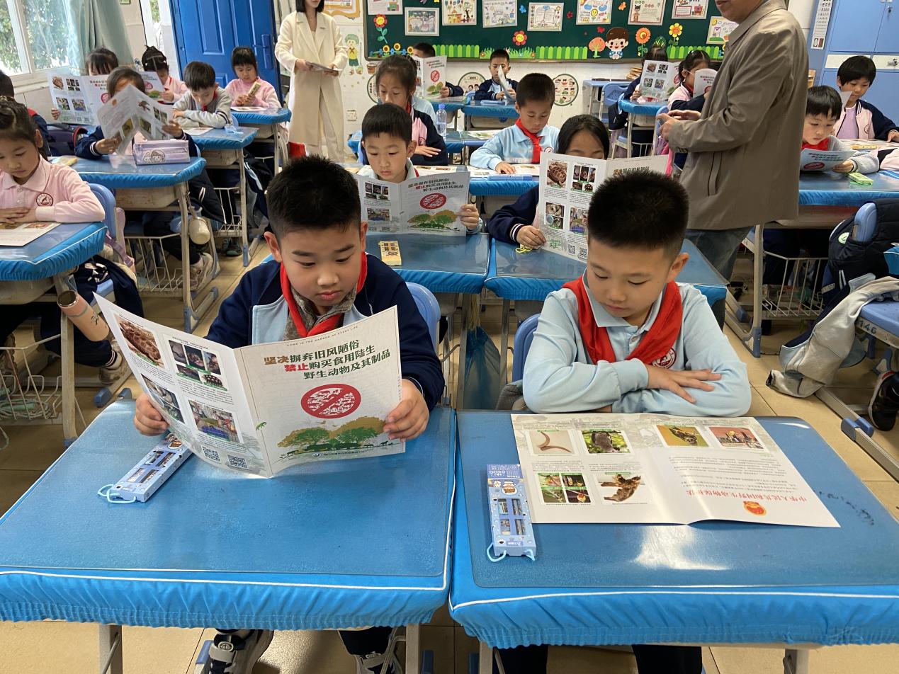 鳥(niǎo)類(lèi)知識(shí)課堂。廈門(mén)市湖里自然資源所供圖