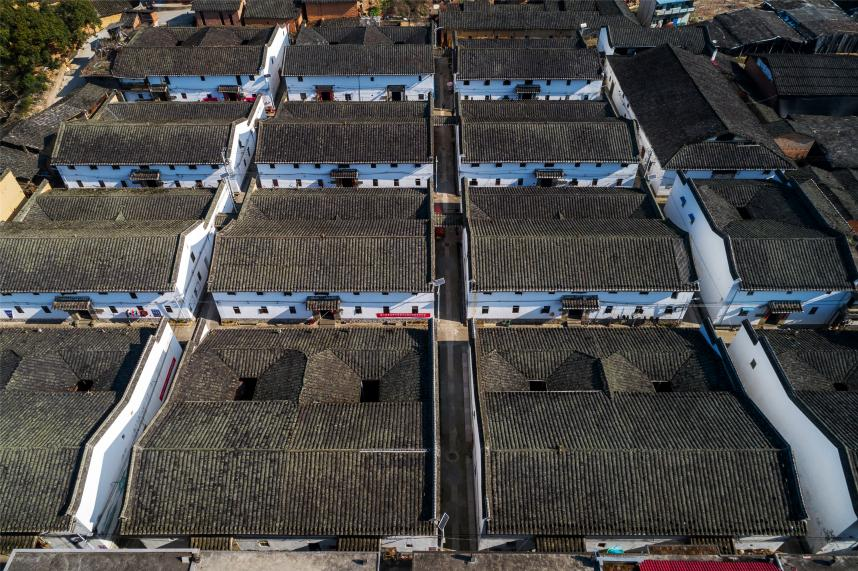 古田縣鳳埔鄉(xiāng)蘇墩村移民厝。古田縣水利局供圖