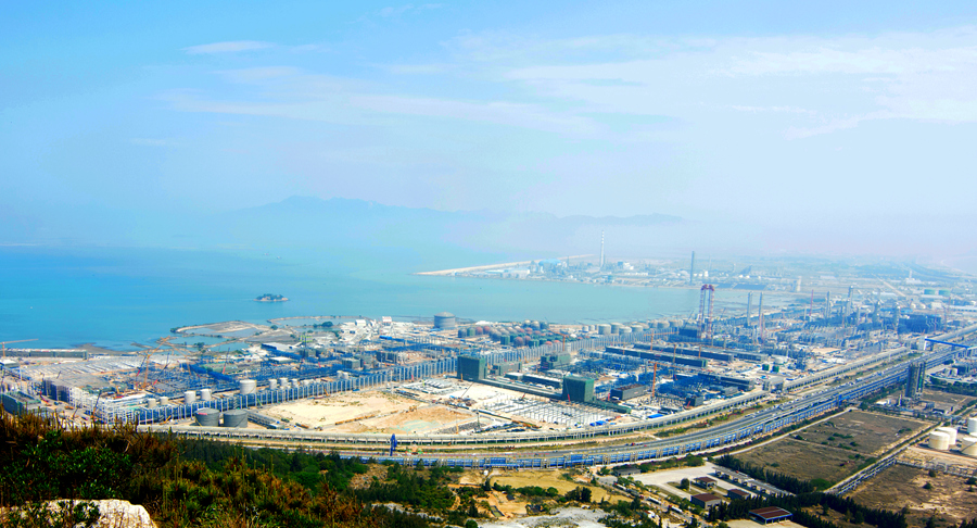 中沙古雷乙烯項(xiàng)目全景。陳漢祥攝