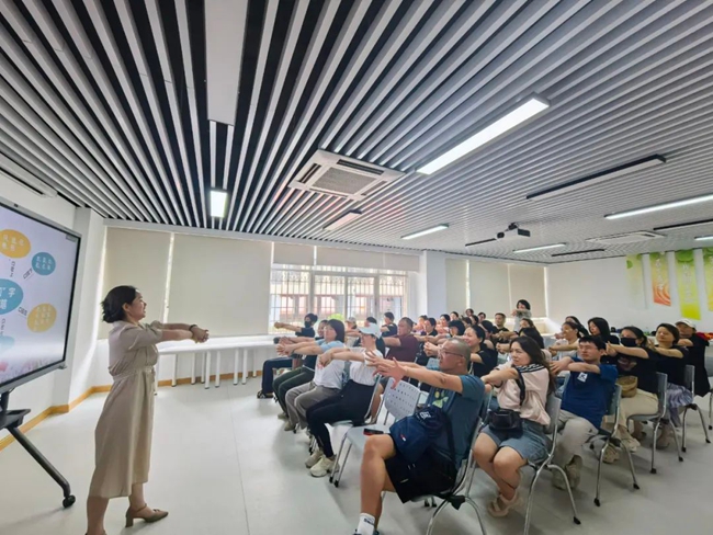 “說話課”現(xiàn)場