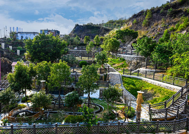 永泰縣東門幼兒園戶外活動(dòng)場(chǎng)地。永泰縣教育局供圖