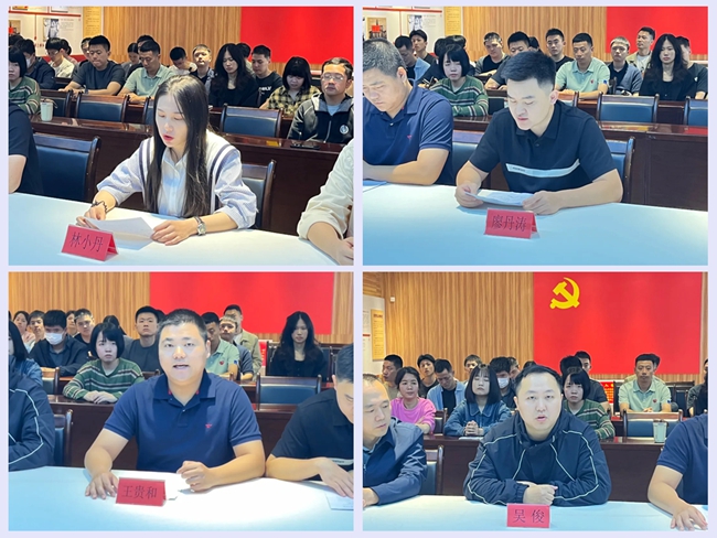 青年干部談體會(huì)、講感悟