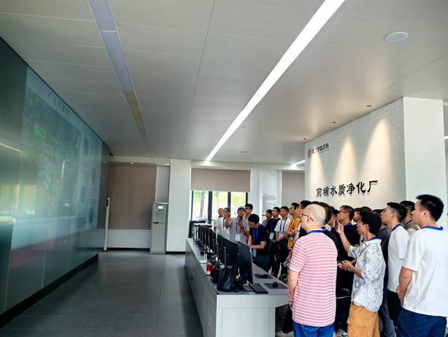 參觀交流。廈門市政環(huán)科污水公司供圖