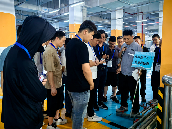 實(shí)操培訓(xùn)。廈門市政環(huán)科污水公司供圖