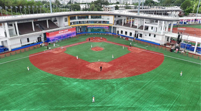 比賽現(xiàn)場。謝強攝