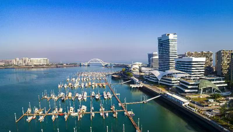 帆檣林立的五緣灣帆船游艇港。湖里區(qū)文旅局供圖