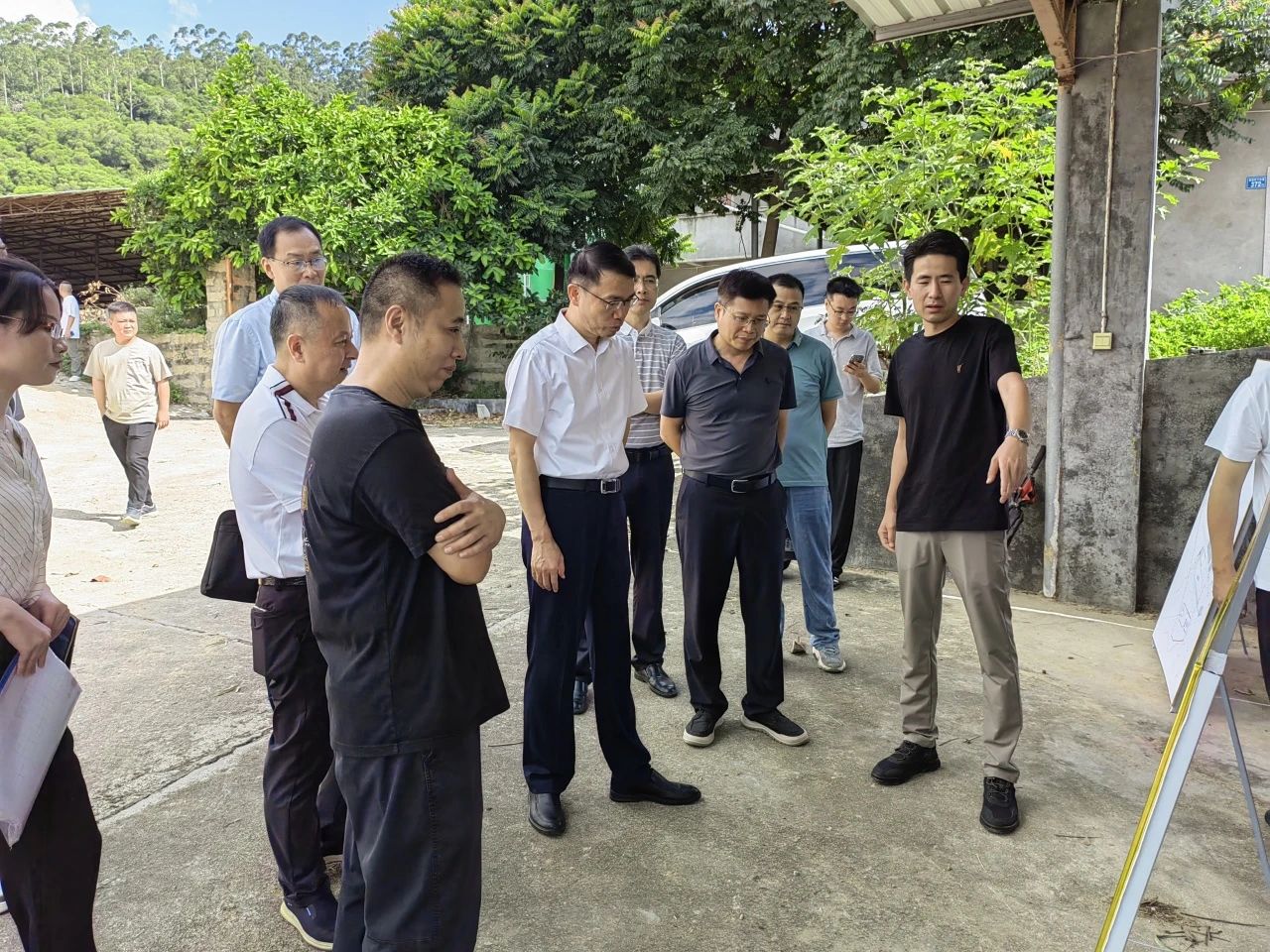 調(diào)研現(xiàn)場。