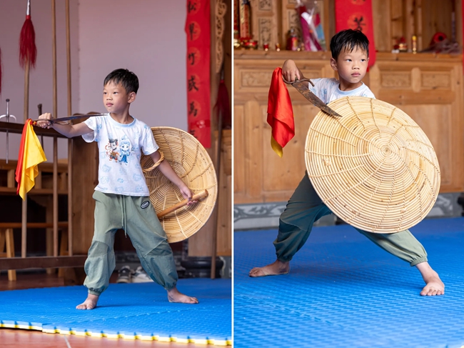 認(rèn)真練習(xí)的孩子