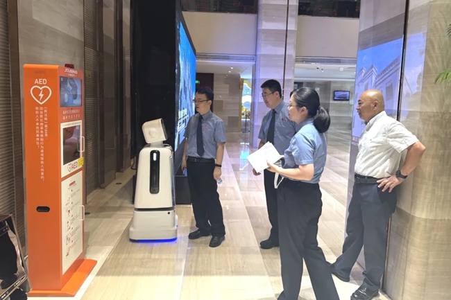 對(duì)AED設(shè)備整改工作開展“回頭看”