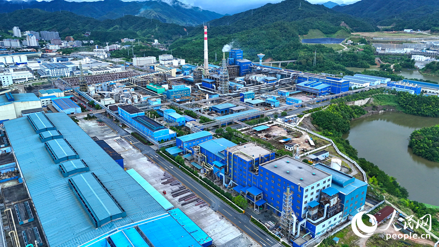 紫金銅業(yè)。人民網(wǎng) 李昌乾攝