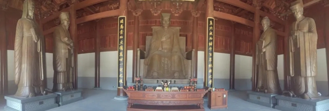 集成殿中設(shè)置朱子祭祀?yún)^(qū)