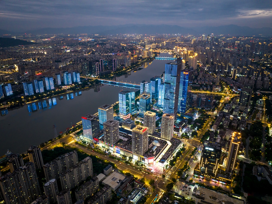 福州市臺(tái)江區(qū)金融街。葉民民攝