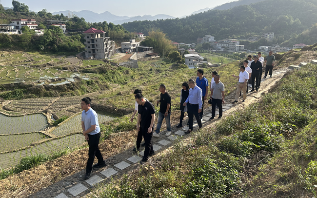 常態(tài)化開(kāi)展駐村第一書(shū)記“走村 助村”活動(dòng)，晾曬比拼村級(jí)聯(lián)建項(xiàng)目。安溪縣委組織部供圖