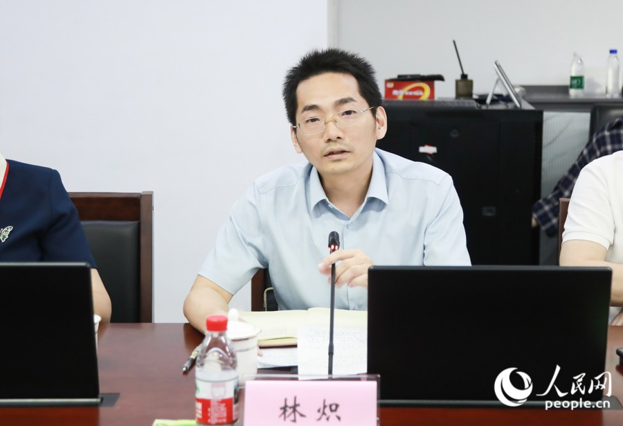 福州市軟件園黨工委委員、管委會副主任林熾。