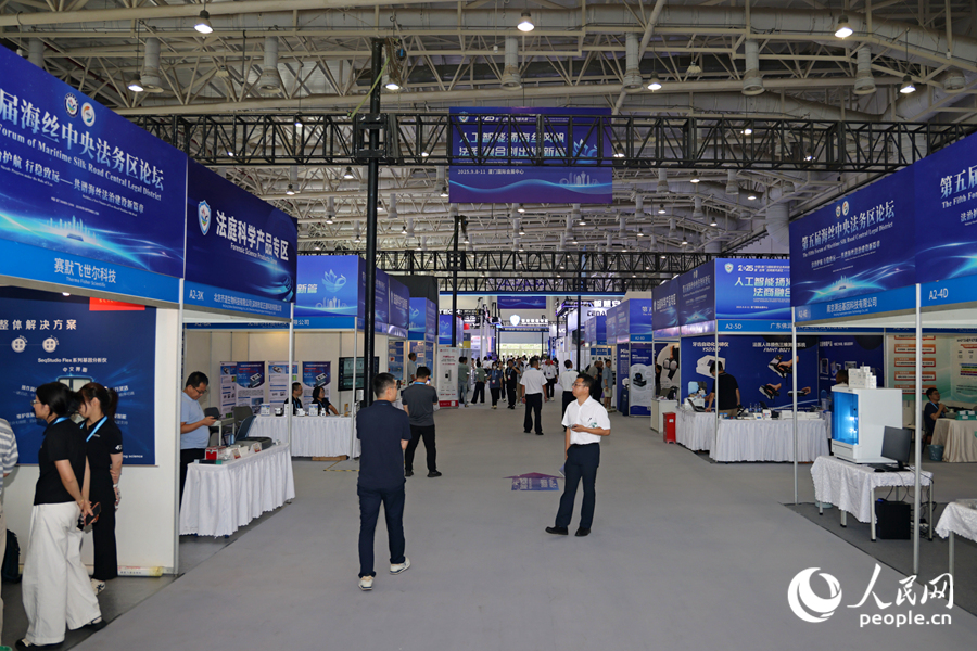 法庭科學產品專區(qū)。人民網記者 陳博攝