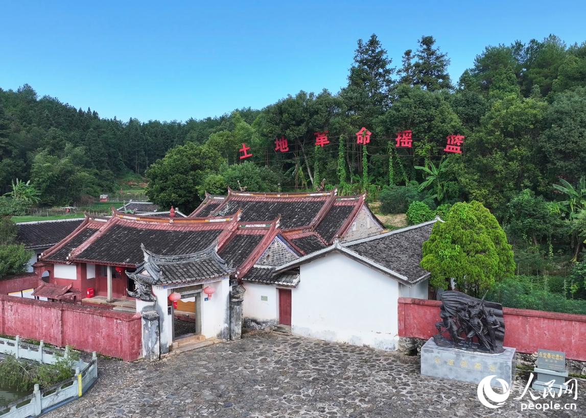 “永定暴動”策源地——金谷寺。人民網(wǎng)記者 蘭志飛攝